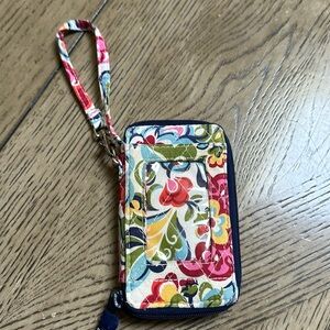 Small Vera Bradley wristlet